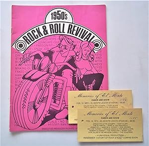 1950's (1950s) Rock & Roll Revival (Program) (With Two Tickets from "Memories of El Monte: Dance ...