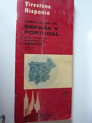 "FIRESTONE HISPANIA Nuevo Atlas de ESPANA Y PORTUGAL Guia Turistica resumida da Espana 1: 1.000,000"
