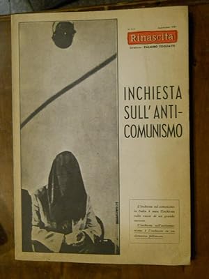 Quaderni di Rinascita: INCHIESTA SULL'ANTICOMUNISMO. RINASCITA N. 8-9, 1954