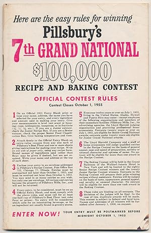 Pillsbury's 7th Grand National $100,000 Recipe and Baking Contest Rules