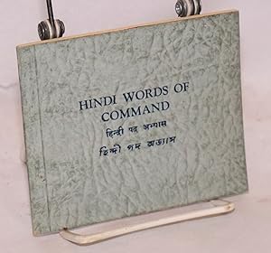 Hindi words of command; brought into use with effect from the 29th Jan. 1957
