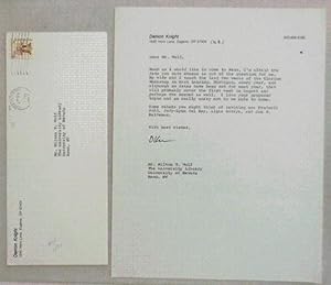 One Page Typed Letter Signed to Milton T. Wolf