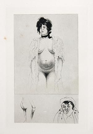 La Fille Elisa. Edition illustrée de vingt pointes-sèches originales de Paul-Louis Guilbert. Préf...