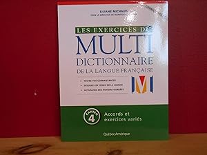 Les Exercices du Multidictionnaire de la Langue Française Cahier4 Accors et exercices variés