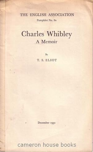 Charles Whibley. A Memoir