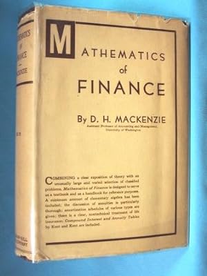MATHEMATICS OF FINANCE (1937)