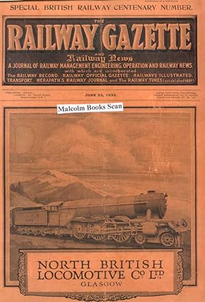 Railway Gazette and Railway News, Special British Railway Centenary Number, La Railway Gazette Nu...