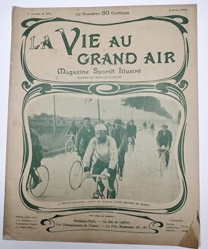 La Vie Au Grand Air. Magazine Sportif Illustré. 5ème Année. N°203 : 2 Août 1902 : Bordeaux-Paris-...