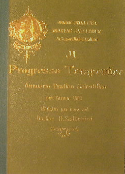Il Progresso Terapeutico.Annuario pratico scientifico per l'anno 1903 redatto per cura del Dott.G...