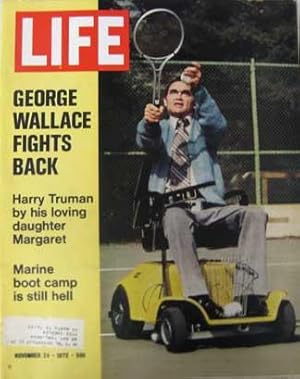 Life Magazine November 24, 1972 -- Cover: George Wallace