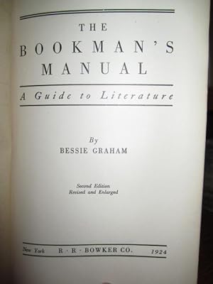 The Bookman's Manual - A Guide to Literature