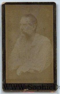 Rare unsigned carte de visite photo by M. Manenizza, (Sir Richard Francis, 1821-1890, Traveller, ...