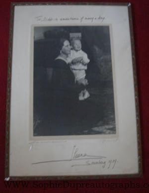 Superb portrait photo by Luffenberger Moriaint, signed, inscribed (1909-1991, Princess of Roumani...