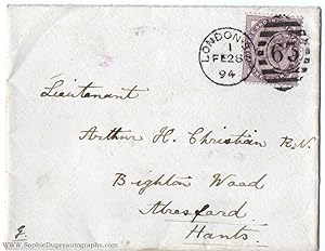 Exceptional Autograph Letter Signed (George) to "My dear Christian" (Lieutenant Arthur H. Christi...