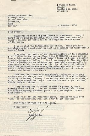 Fascinating Archive of 31 letters or returned questionnaires, (Donald, 1911-1998, as 'Richard Dea...