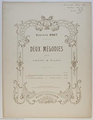 'Marguerite d'Écosse', passionate art song for voice and piano, (Gustave, 1875-1969, French Condu...