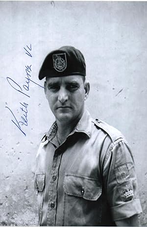 Signed Portrait Photograph with his signature 'Keith Payne VC' (Keith, b.1933, Australian Army 19...
