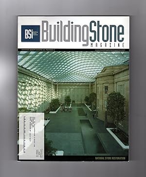 Building Stone Magazine / Volume 32, Number 2 / Summer 2009