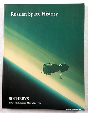 Sotheby's: Russian Space History. New York: March 16, 1996 - Sale 6753 "VOSTOK II"