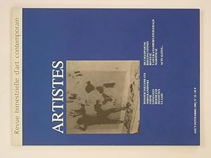 Artistes. Aout - septembre 1982. N°12. Revue bimestrielle d'art contemporain. DOSSIER YOUGOSLAVE,...