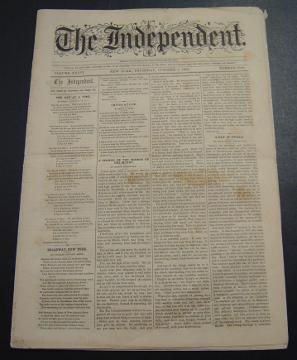 The Independent: Volume XXXVI, Number 1870, October 2, 1884