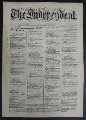 The Independent: Volume XXXV, Number 1827, December 6, 1883