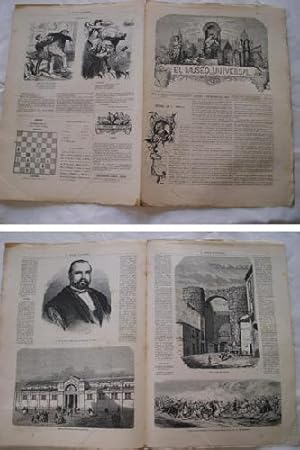 EL MUSEO UNIVERSAL. 3 enero 1869. Núm.1, año XIII.