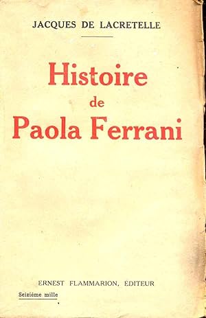 Histoire de Paola Ferrani