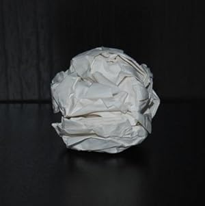 Work no. 88 : a sheet of A4 paper crumpled into a ball