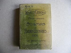 Stanley Gibbons Part II Stamps of Foreign Countries 1926