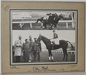 RACEHORSE "TOR MEL". ORIGINAL PHOTO