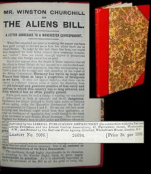 Mr. Winston Churchill on the Aliens Bill