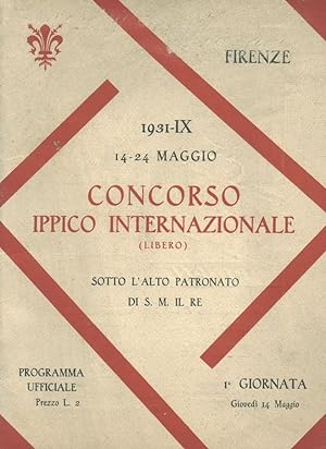 Concorso Ippico Internazionale [1931/IX]