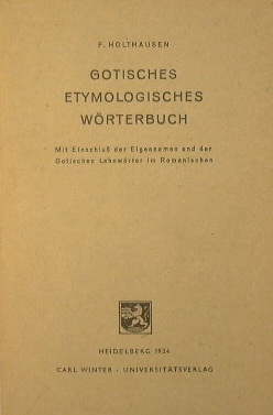 Gotisches Etymologisches worterbuch