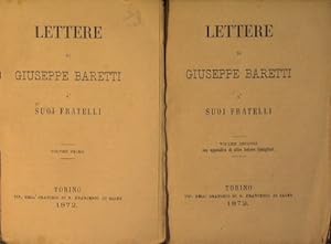 Lettere di Giuseppe Baretti a suoi fratelli I e II Volume