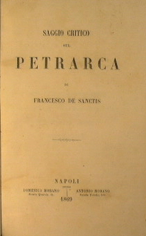 Saggio critico sul Petrarca.