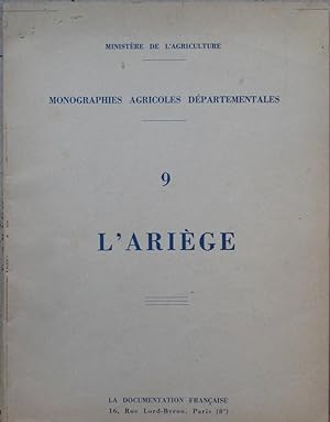 Monographies Agricoles Départementales : 9 L'Ariège