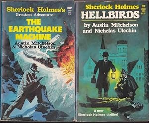 Sherlock Holmes grouping: book 1 - The Earthquake Machine; book 2 - Hellbirds -(two soft covers)