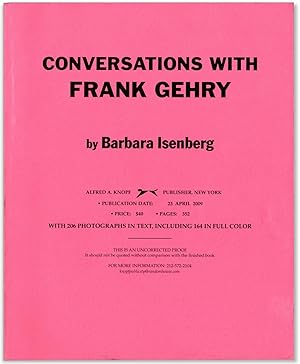 Conversations with Frank Gehry.