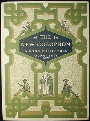 The New Colophon: A Book Collectors' Quarterly vol. 2 Part 6 June 1949