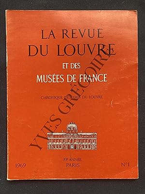 LA REVUE DU LOUVRE ET DES MUSEES DE FRANCE-N°1-1969