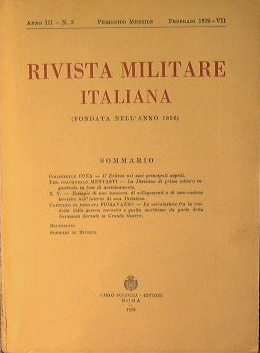 Rivista Militare Italiana. Anno I I I n.2