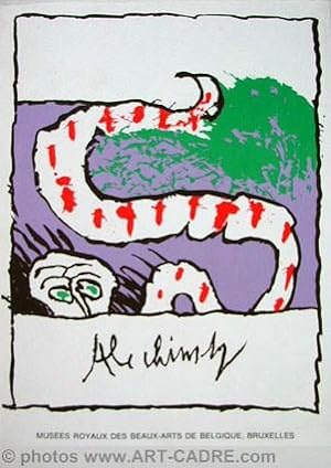 ALECHINSKY Pierre - Cent vingt dessins - expo Bruxelles 1973