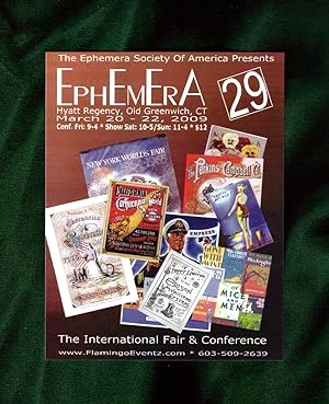 EphEmEra / promotional card for the 2009 International Fair & Conference