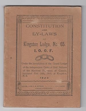 Independent Order of Odd Fellows: Kingston Lodge, No. 25 [Kingston, Nova Scotia]