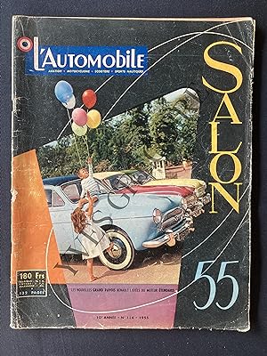 L'AUTOMOBILE-N°114-1955-SALON 55