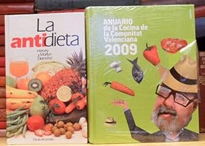 ANUARIO de la Cocina de la Comunitat Valenciana 2009 + La antidieta (2 libros)