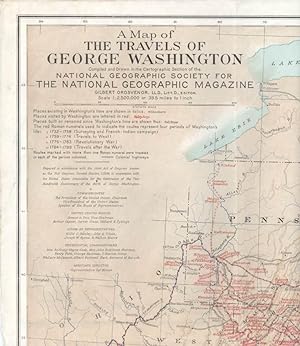 A Map of the Travels of George Washington