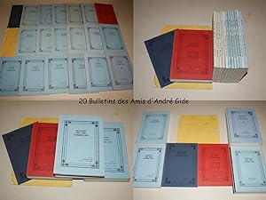Bulletins des Amis d'André Gide. 20 Numéros - du Bulletin N°3 de Janvier 1969 au N°81 de Janvier ...