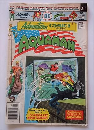 Adventure Comics Starring Aquaman (Vol. 42 No. 446, July-Aug. August 1976) (Comic Book)